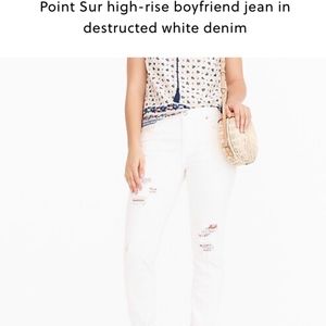 Destructed White Jeans